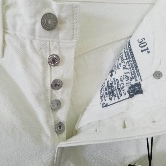 LEVI'S 501 Mid Thigh High Rise Shorts - Picture 6 of 10